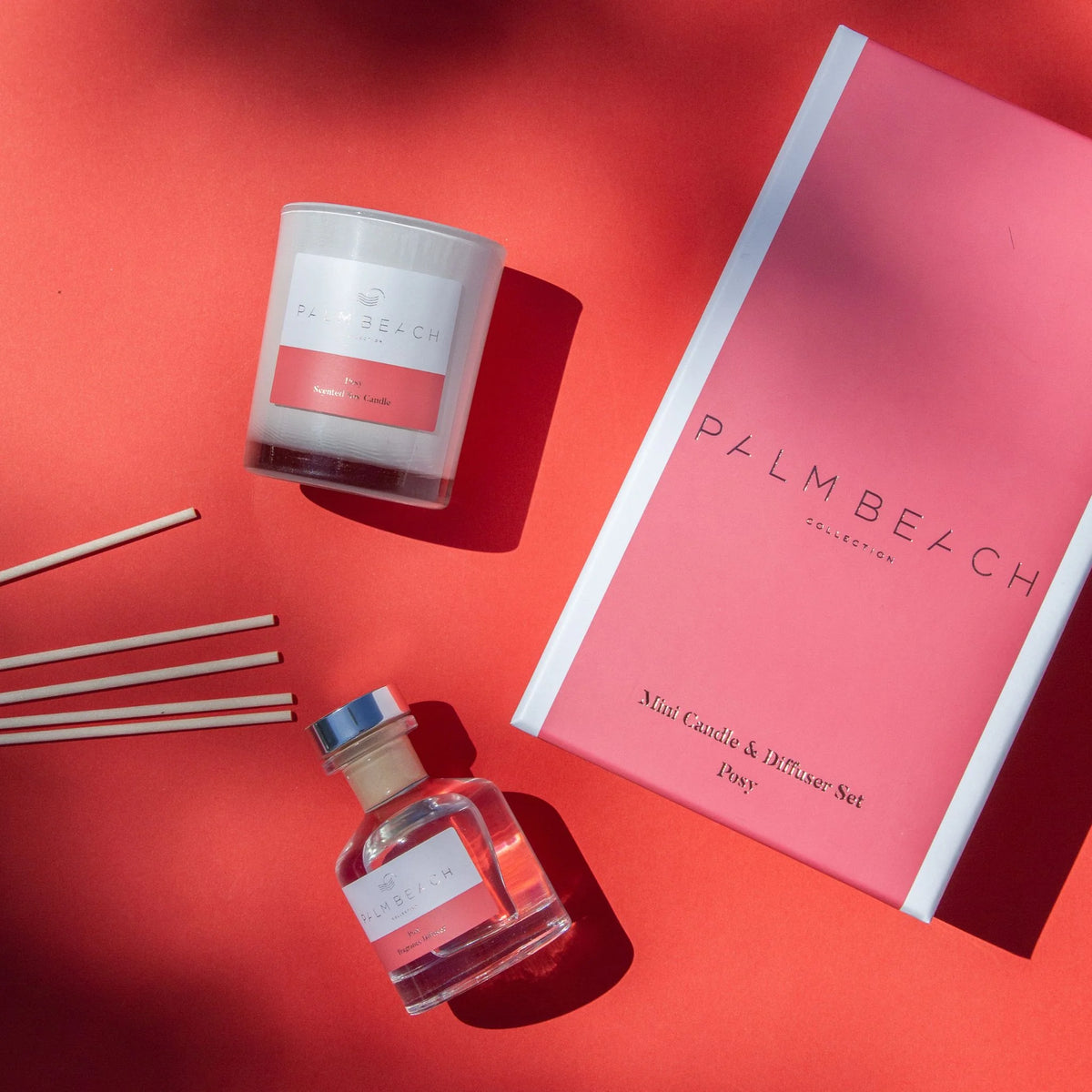 Palm Beach Posy Fragrance Mini Candle &amp; Diffuser Gift Pack