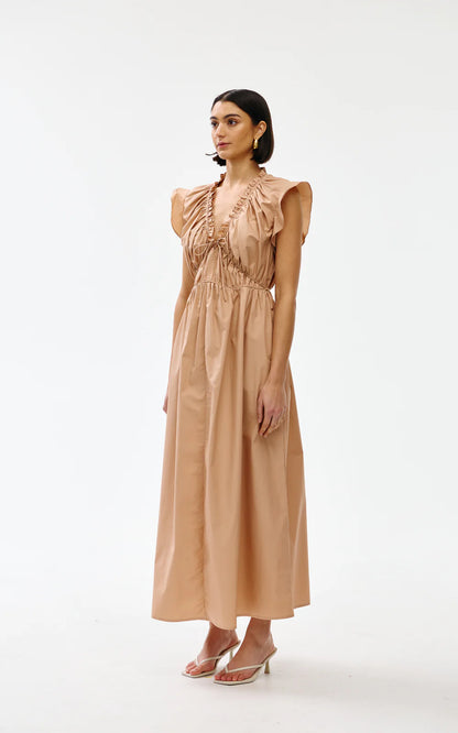 Kinney The Label Thea Dress Taupe
