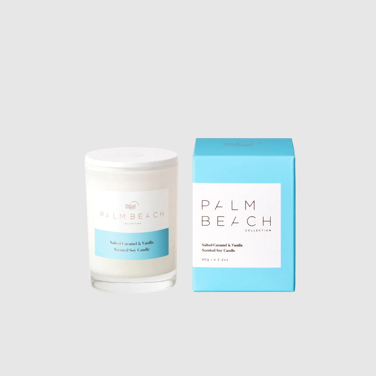Palm Beach Salted Caramel &amp; Vanilla Mini Scented Candle 90G