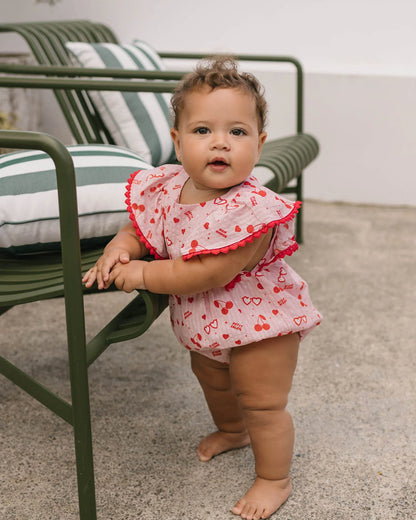 Walnut Mon Cheri Romper