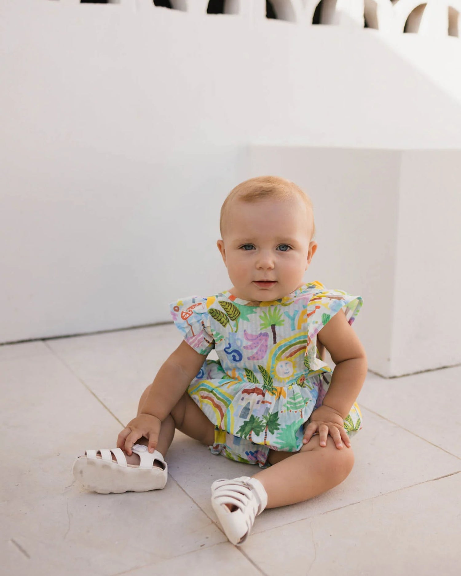 Walnut Matteo Romper Vacay Yay