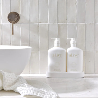 AL.IVE Body Wash &amp; Body Bathroom Duo Mango &amp; Lychee