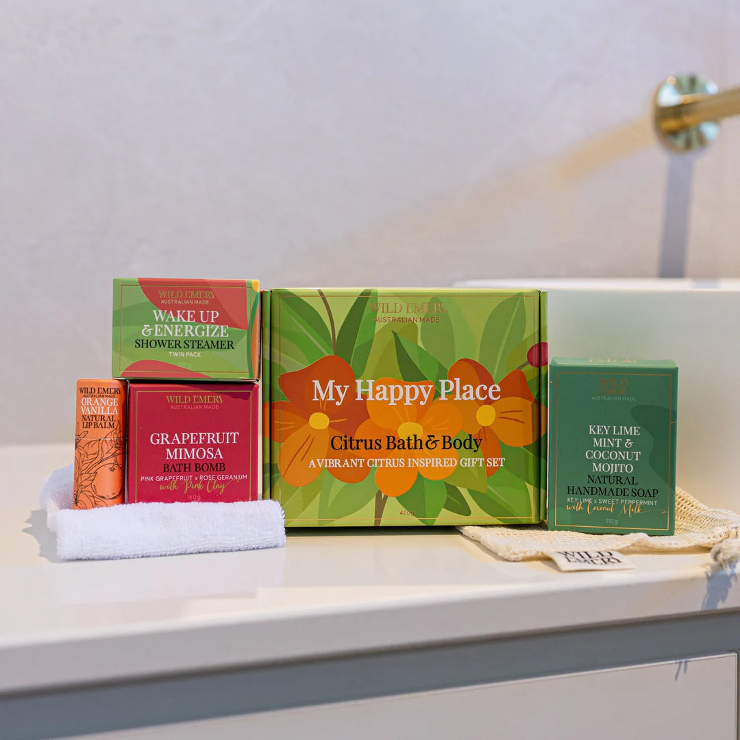 My Happy Place Citrus Bath &amp; Body Gift Set