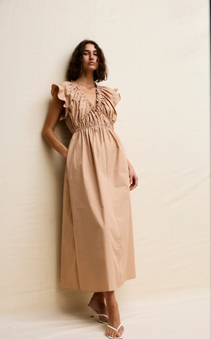 Kinney The Label Thea Dress Taupe