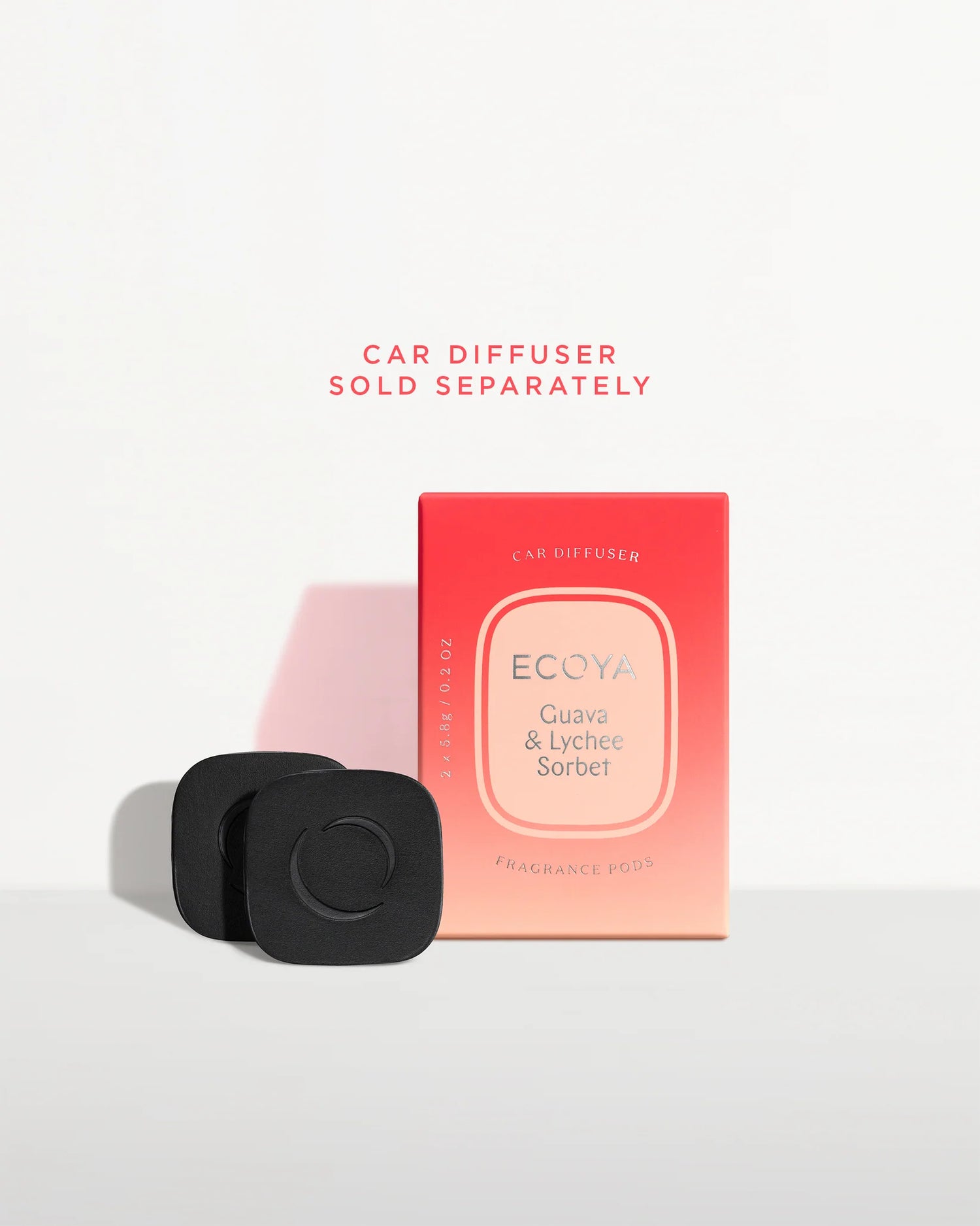 Ecoya Car Diffuser Fragrance Pod Guava &amp; Lychee