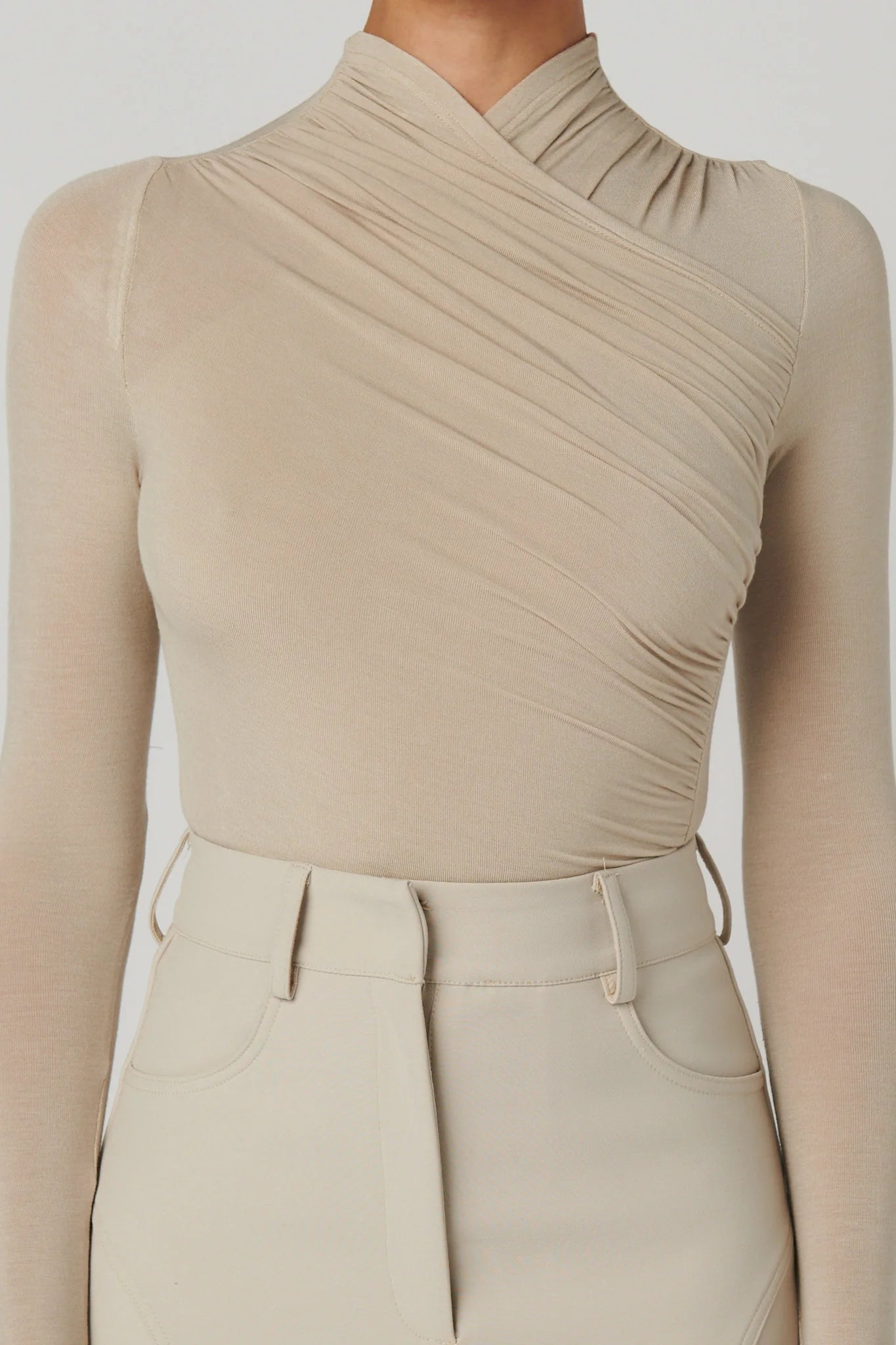Bayse Amrita Bodysuit Almond