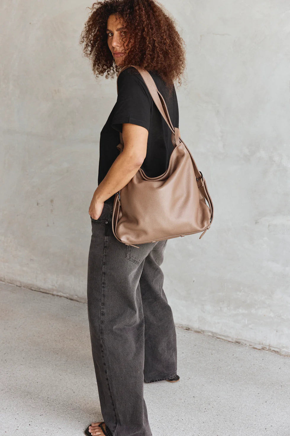 Vestirsi Bella 3 in 1 convertible Bag Milk Choc