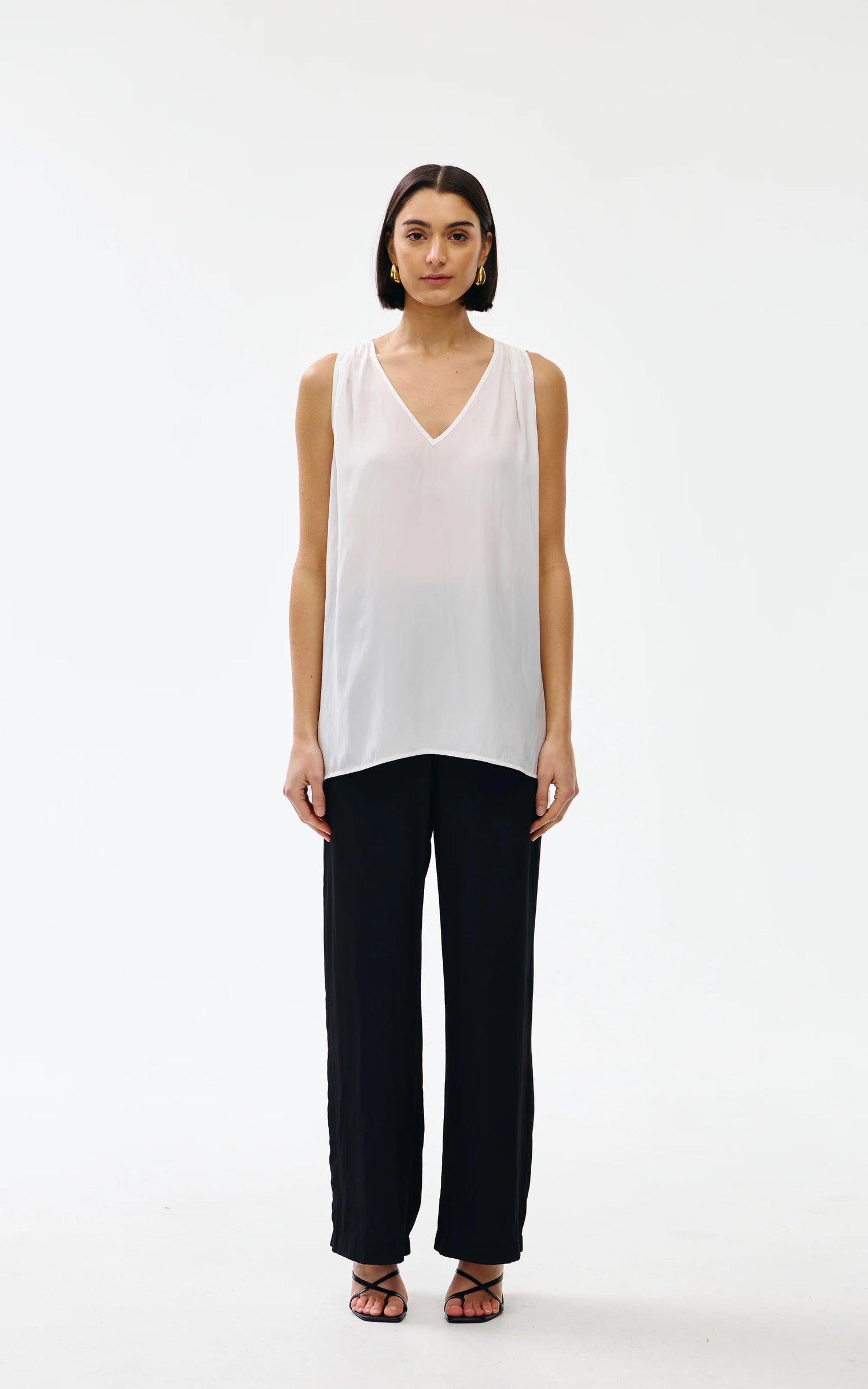 Kinney The Label Ava top Ivory