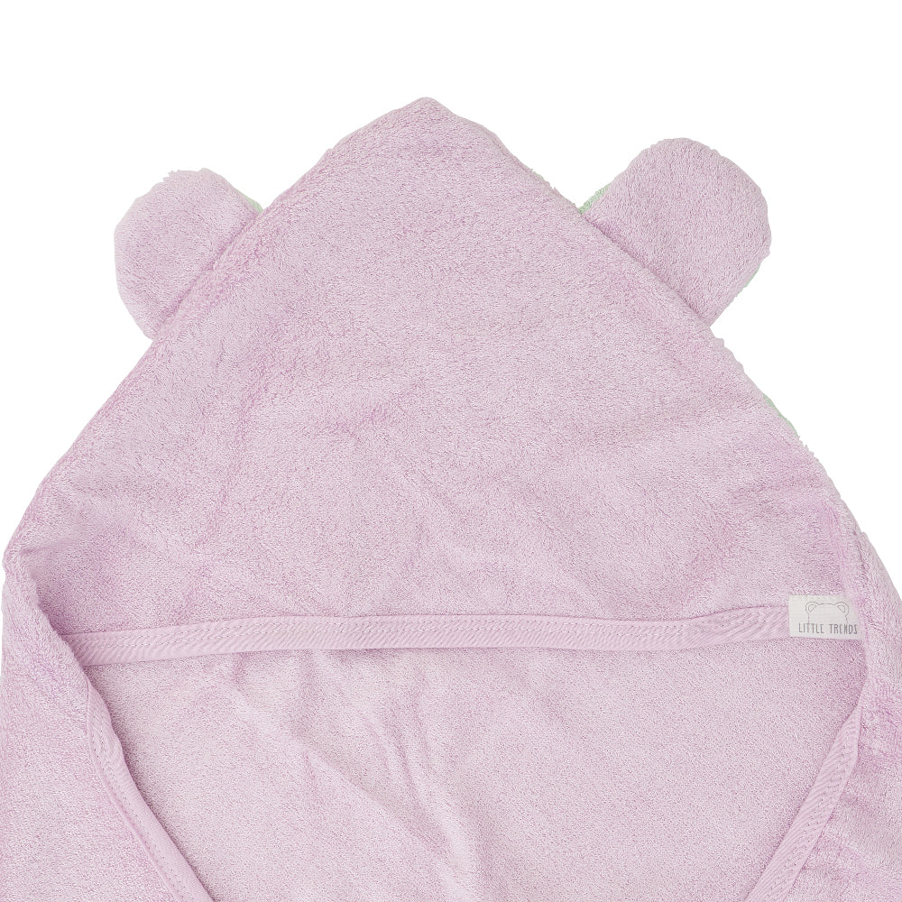 Annabel Trends Little Trends Hooded Towel Bear Lilac