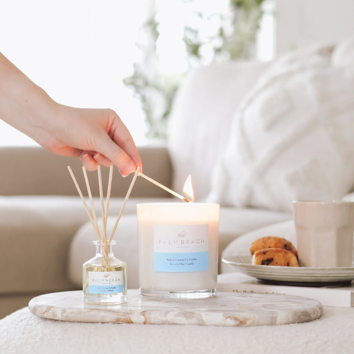 Palm Beach Salted Caramel Scented Candle 420gms
