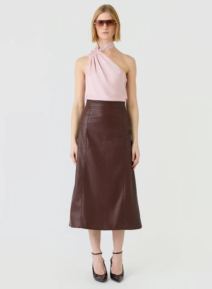Esmaee Clea Midi Skirt Mulberry