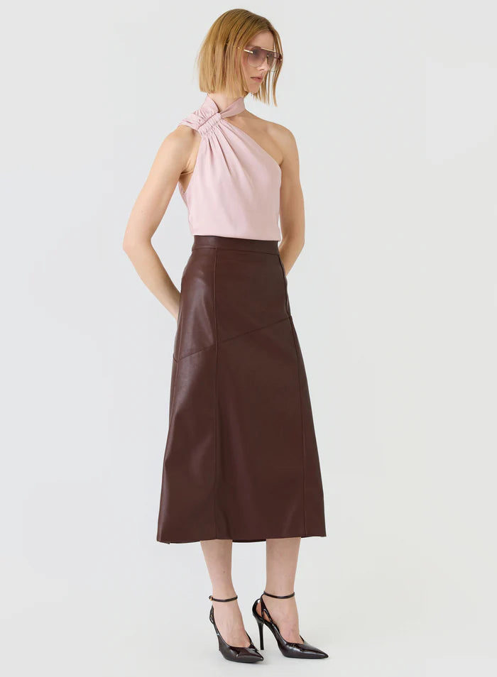 Esmaee Clea Midi Skirt Mulberry