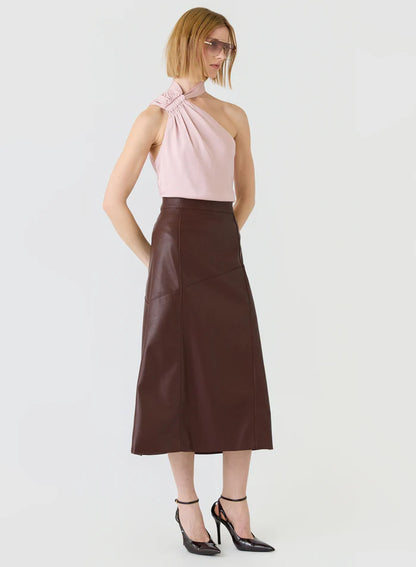 Esmaee Clea Midi Skirt Mulberry