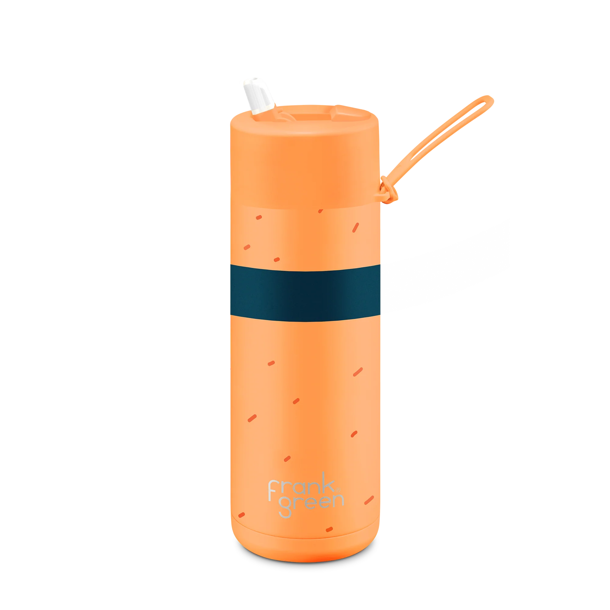 Frank Green Neon Orange Robin Ceramic Reusable Bottle 20oz/ 595ml