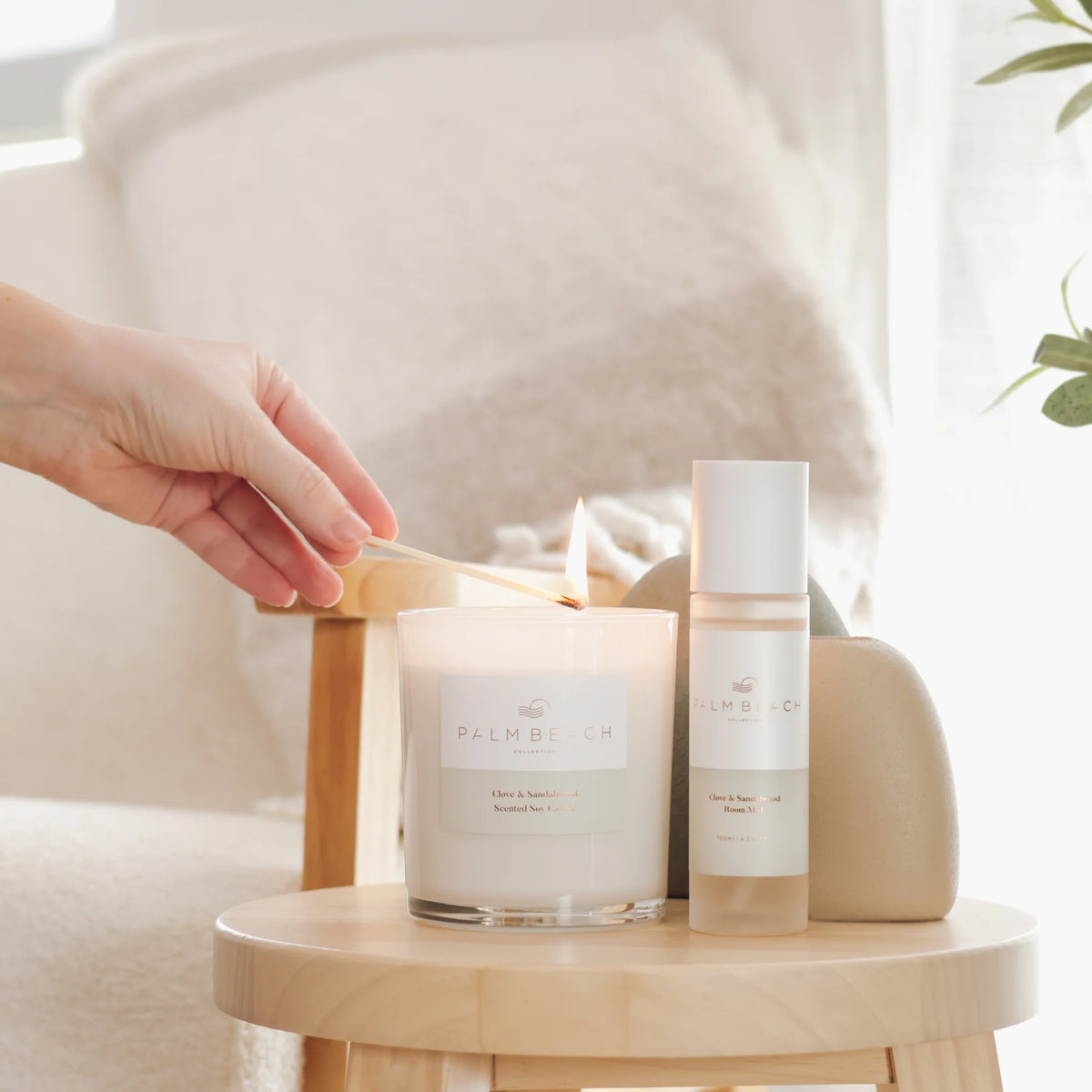 Palm Beach Clove &amp; Sandalwood Scented Candle 420gms