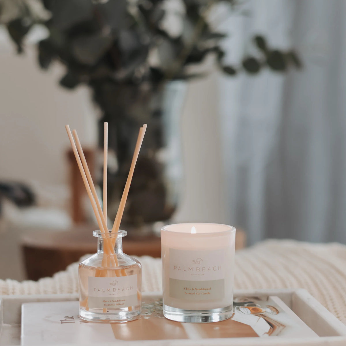 Palm Beach Clove &amp; Sandalwood Mini Scented Candle 90G