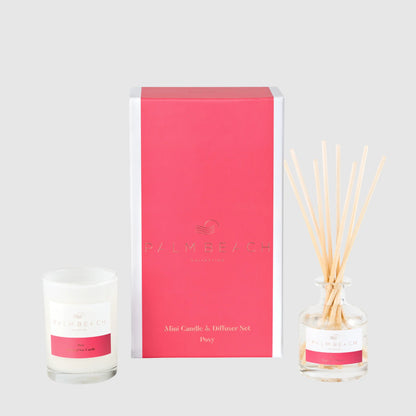 Palm Beach Posy Fragrance Mini Candle &amp; Diffuser Gift Pack