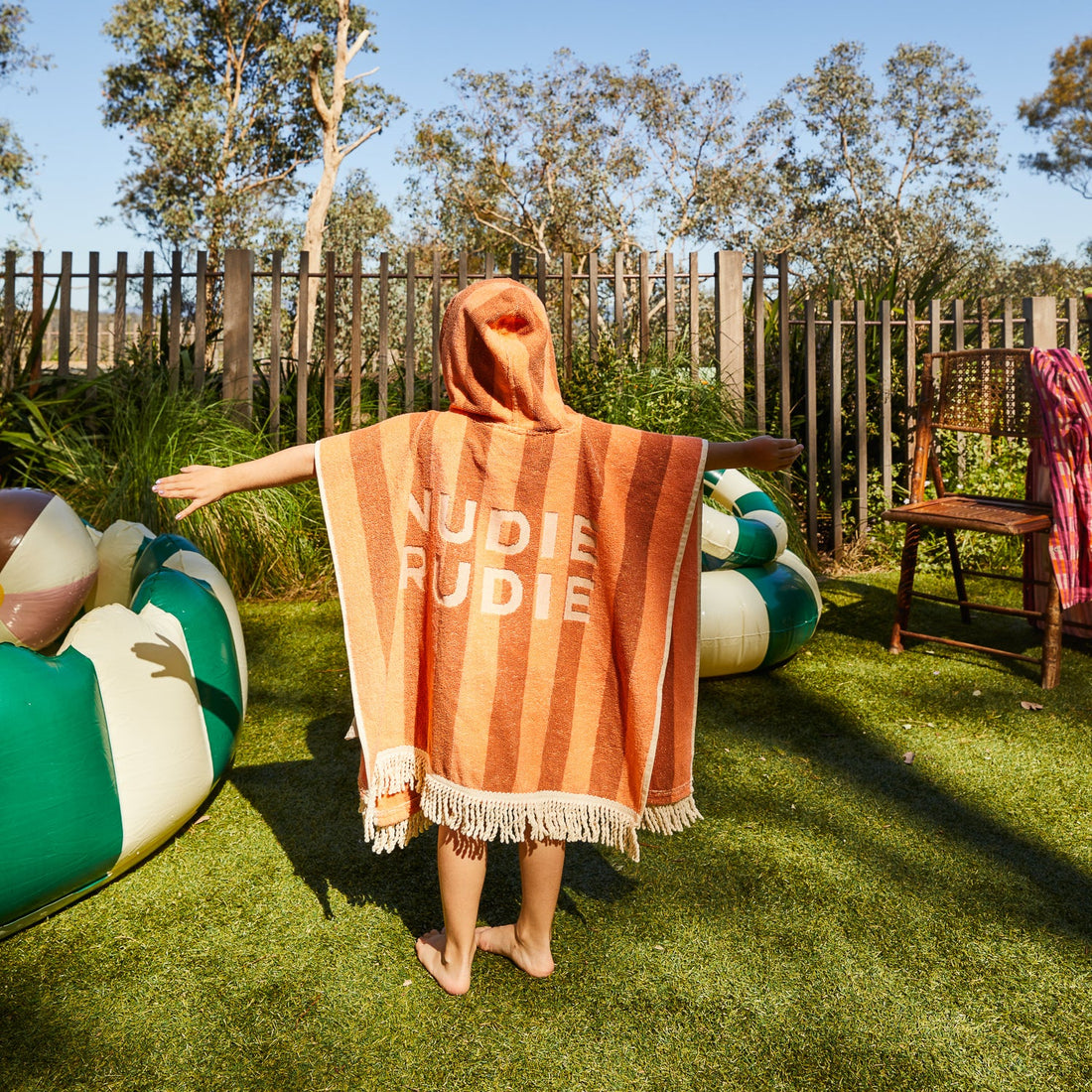 Sage X Clare Jarita Hooded Towel Desert
