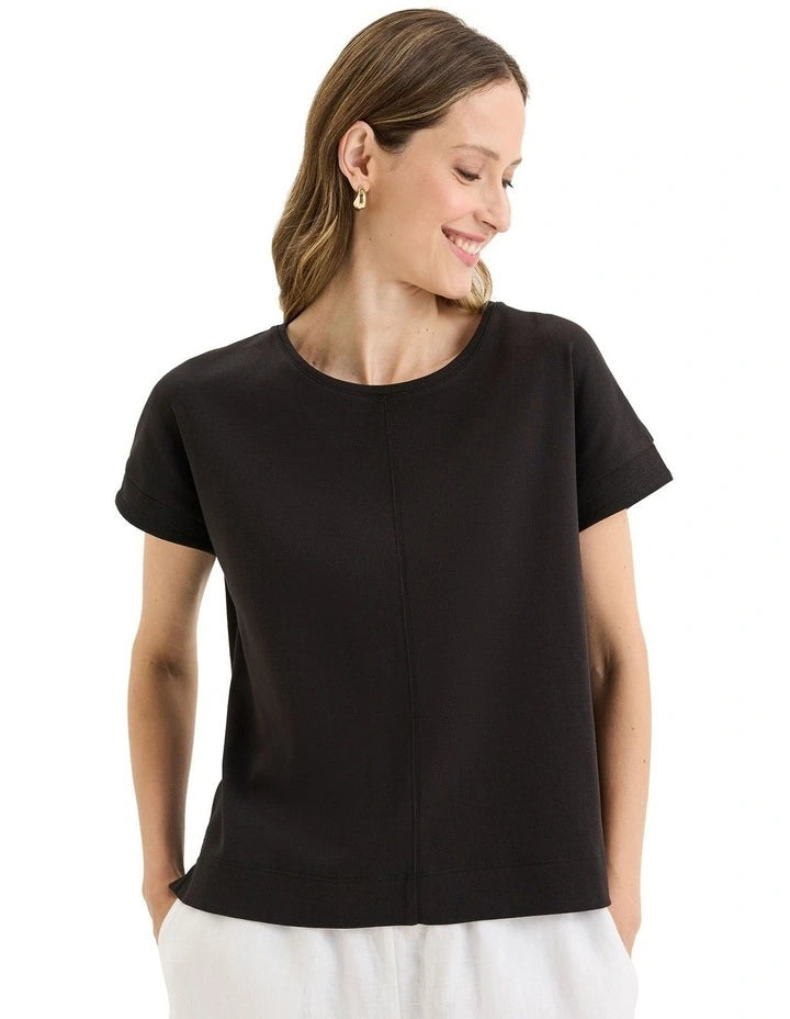 Yarra Trail Solitude Tee Black