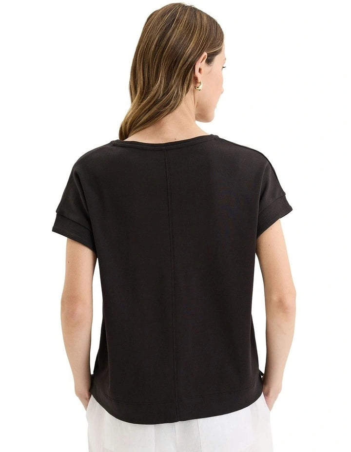 Yarra Trail Solitude Tee Black