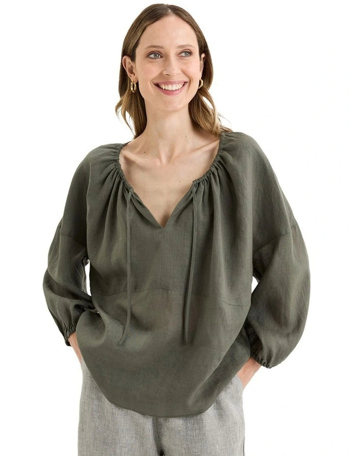 Yarra Trail Bohdi Top Nori