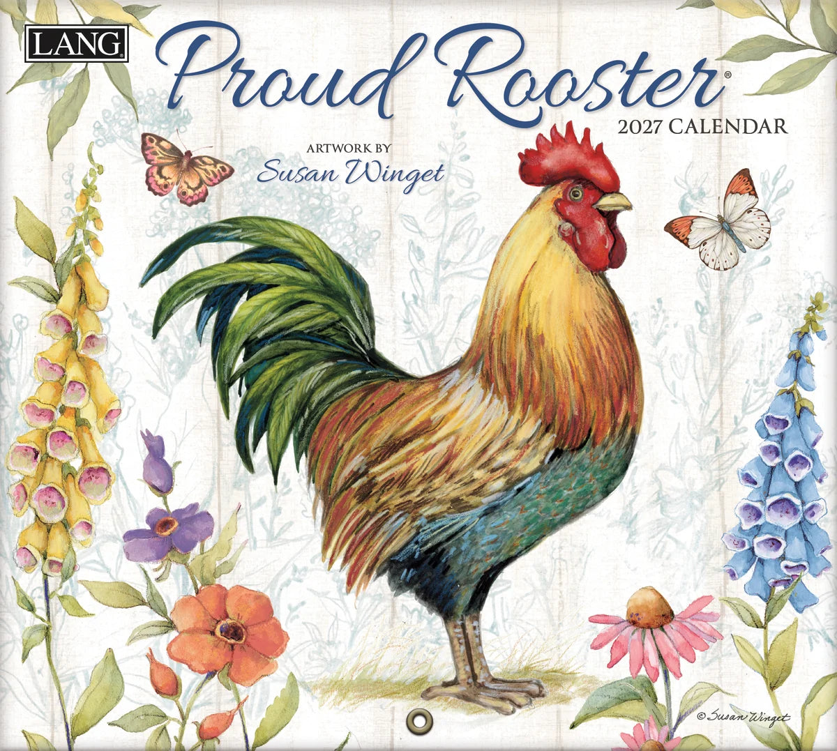 Proud Rooster 2027 Lang Calendar