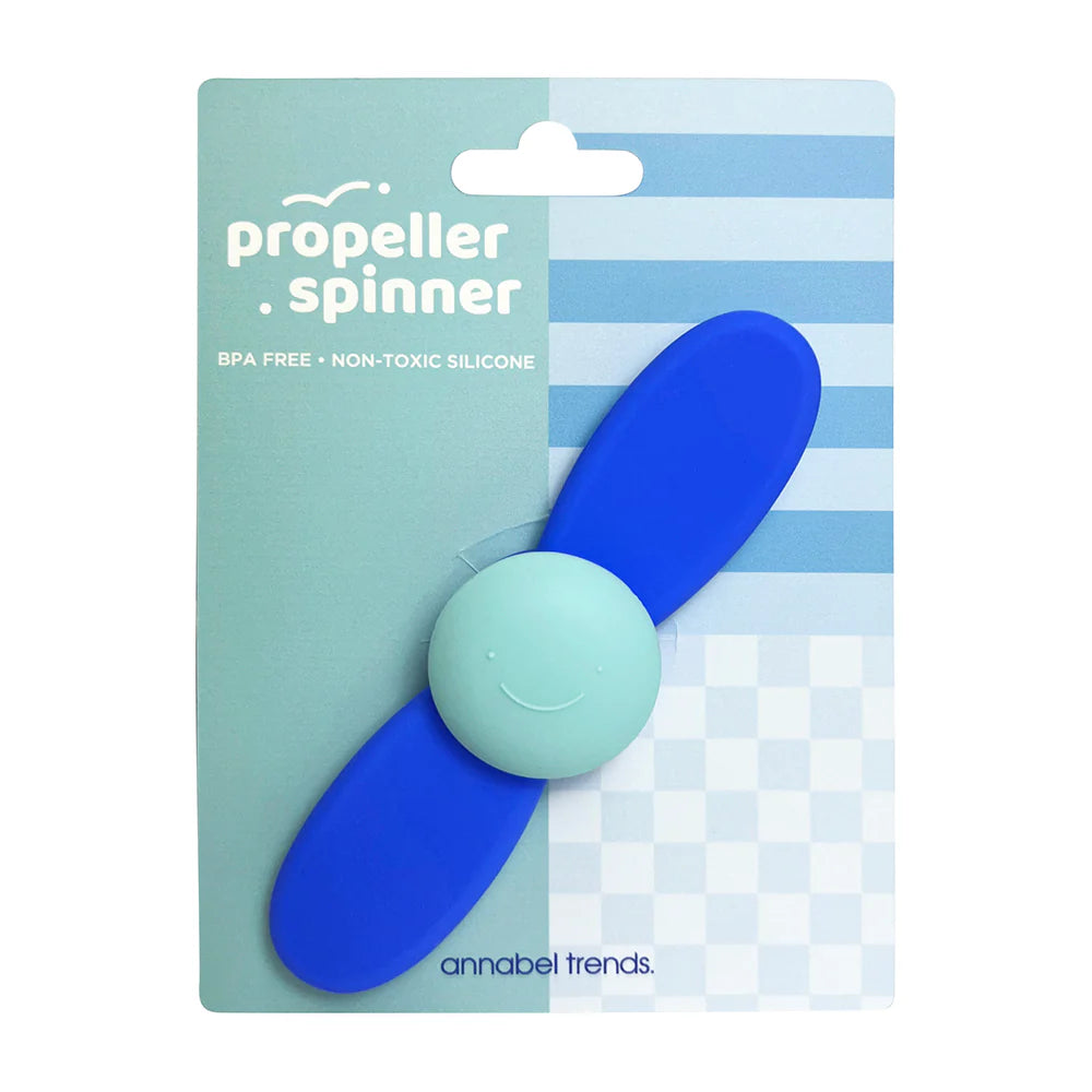 Silicone Silicone Propeller Spinner Blue