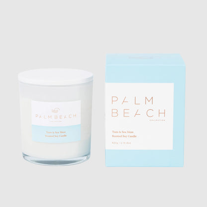 Palm Beach Yuzu &amp; Sea Moss Scented Candle 420 gms