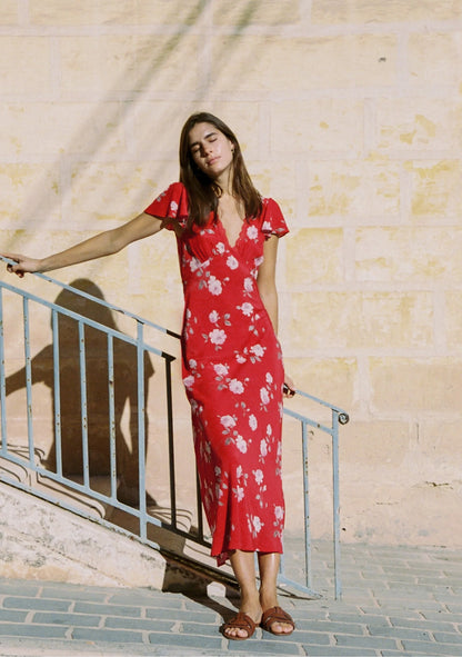 Auguste Marena Midi Dress Red