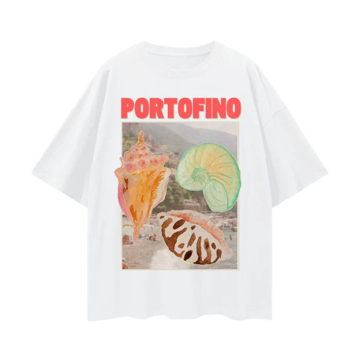 MAKU The Label Portofino Oversize Tee Lucent White