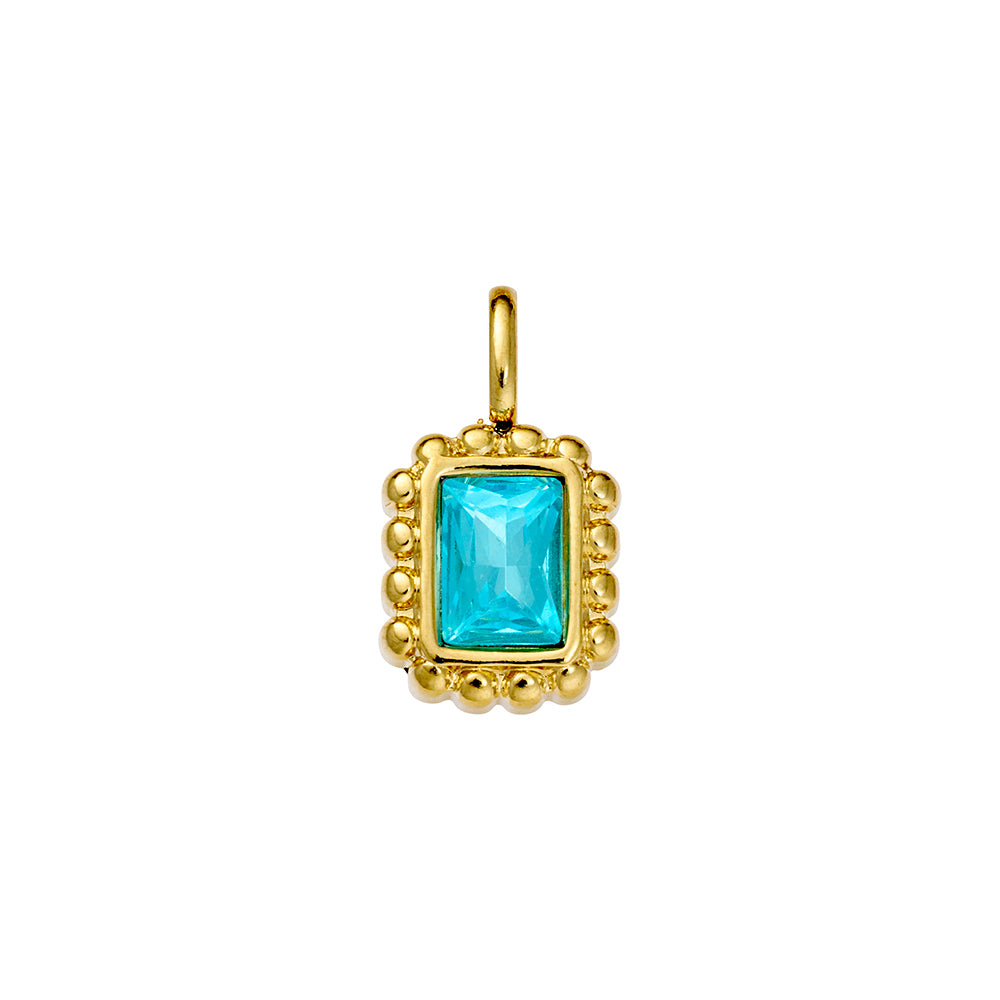 Seren stainless steel gold plated charm 38