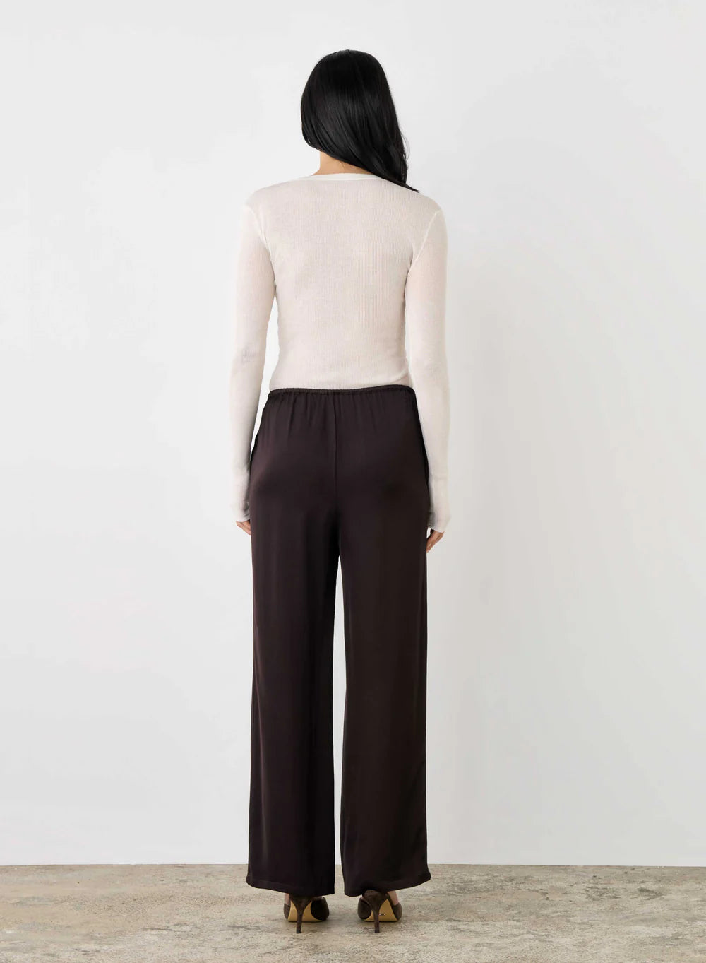 Esmaee Mercer Pant Dark Chocolate
