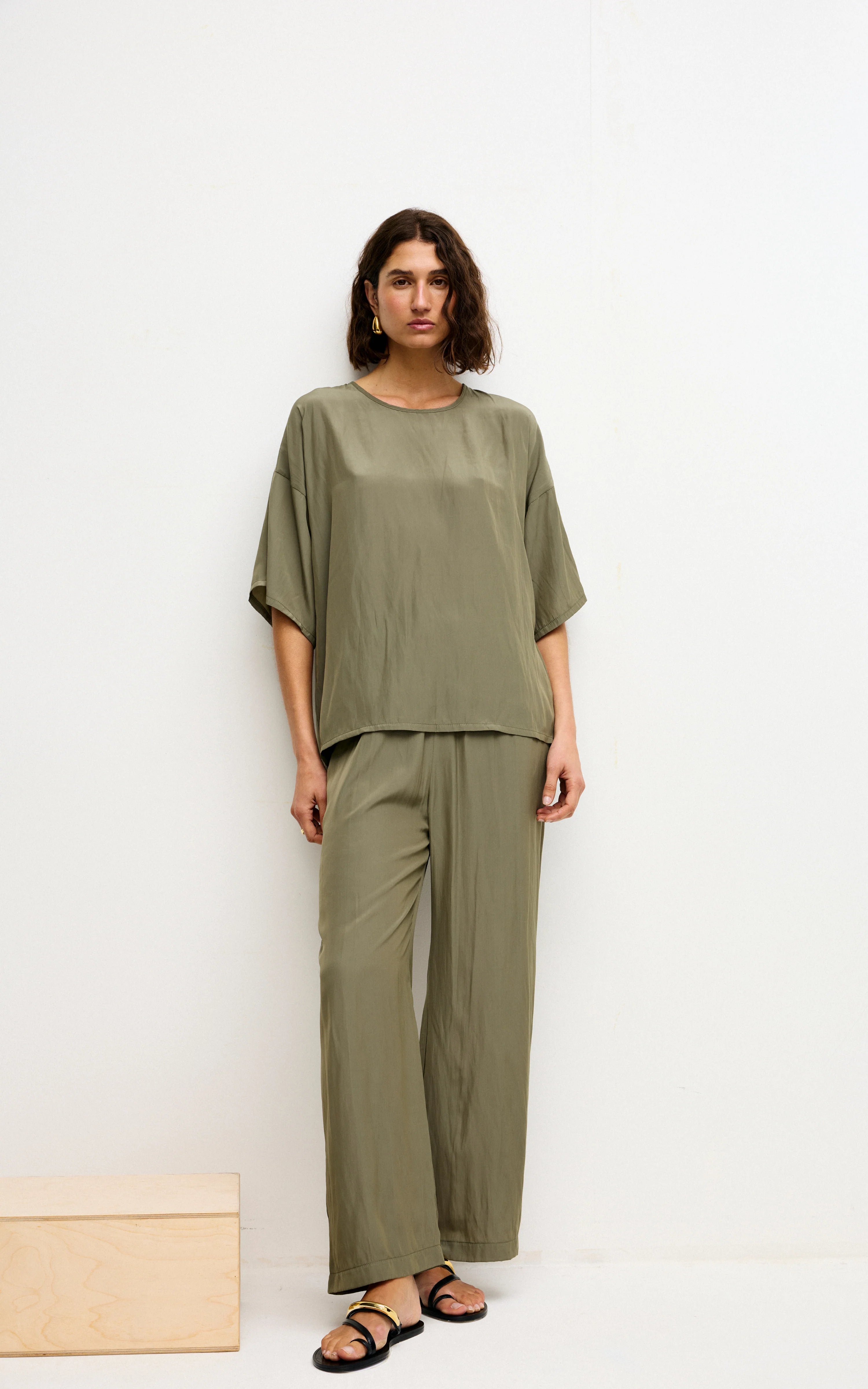 Kinney The Label Esme Top Olive