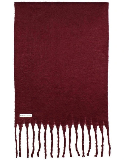 Morgan &amp; Taylor Ella Woven Scarf in Burgundy