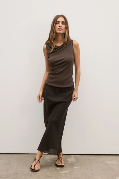 Bayse Monet Knit Top Slate
