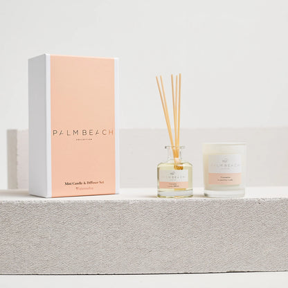 Palm Beach Watermelon Fragrance Mini Candle &amp; Diffuser Gift Pack