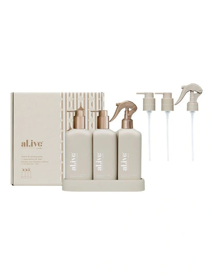 AL.IVE Kitchen Trio Bronze Edition - Lemon &amp; Pomegranate Watermelon &amp; Lime