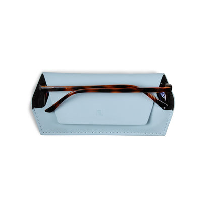 Fox And Leo Glasses Case Sky Blue
