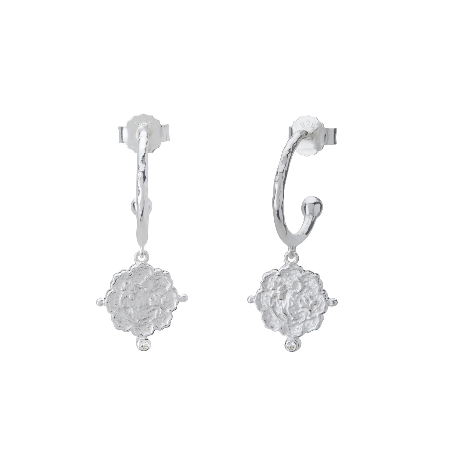 Murkani Loved Always Hoop Earring Sterling Silver