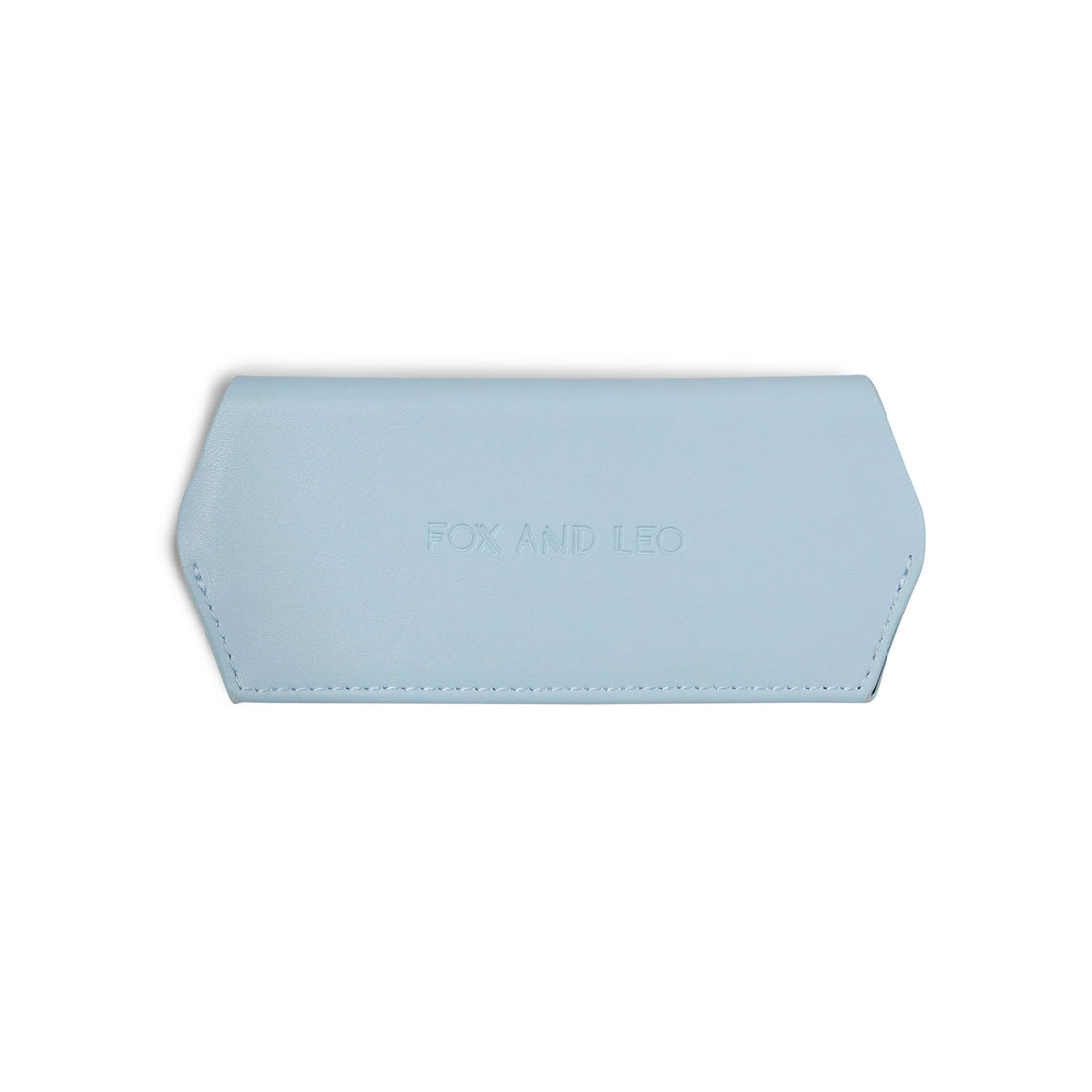 Fox And Leo Glasses Case Sky Blue