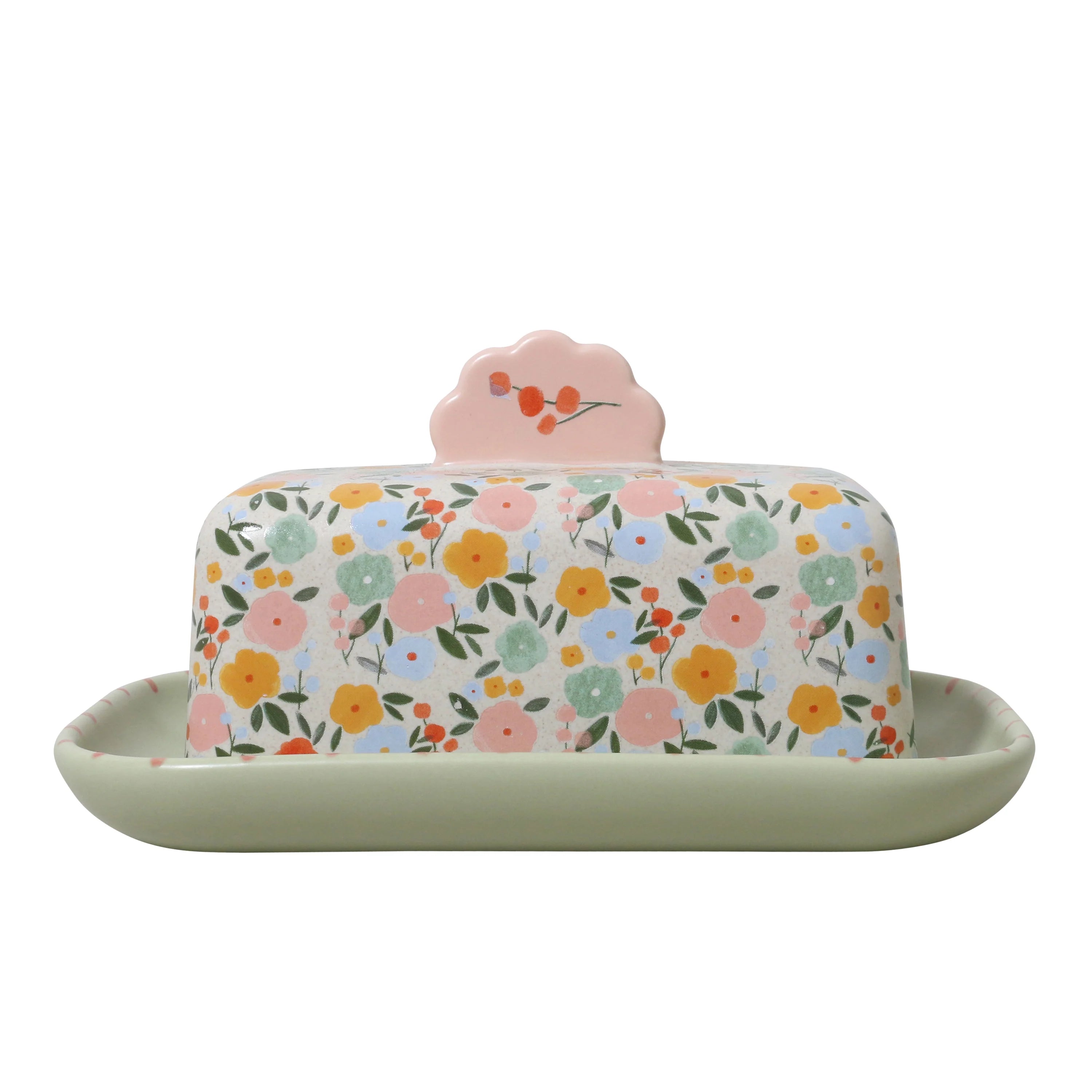 Robert Gordon Butter Dish/ Flower Market