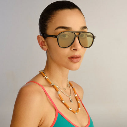 Le Specs Tragic Magic Black Olive Tint