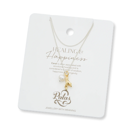 Palas Healing and Happiness (Coral) Dreamweaver Necklace
