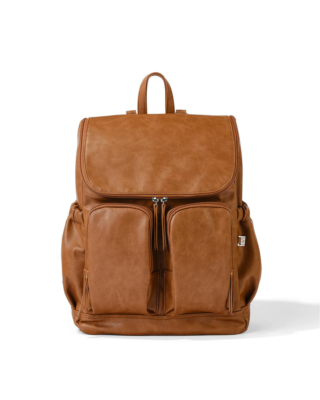 OiOi Signature Nappy Backpack Tan Vegan Leather