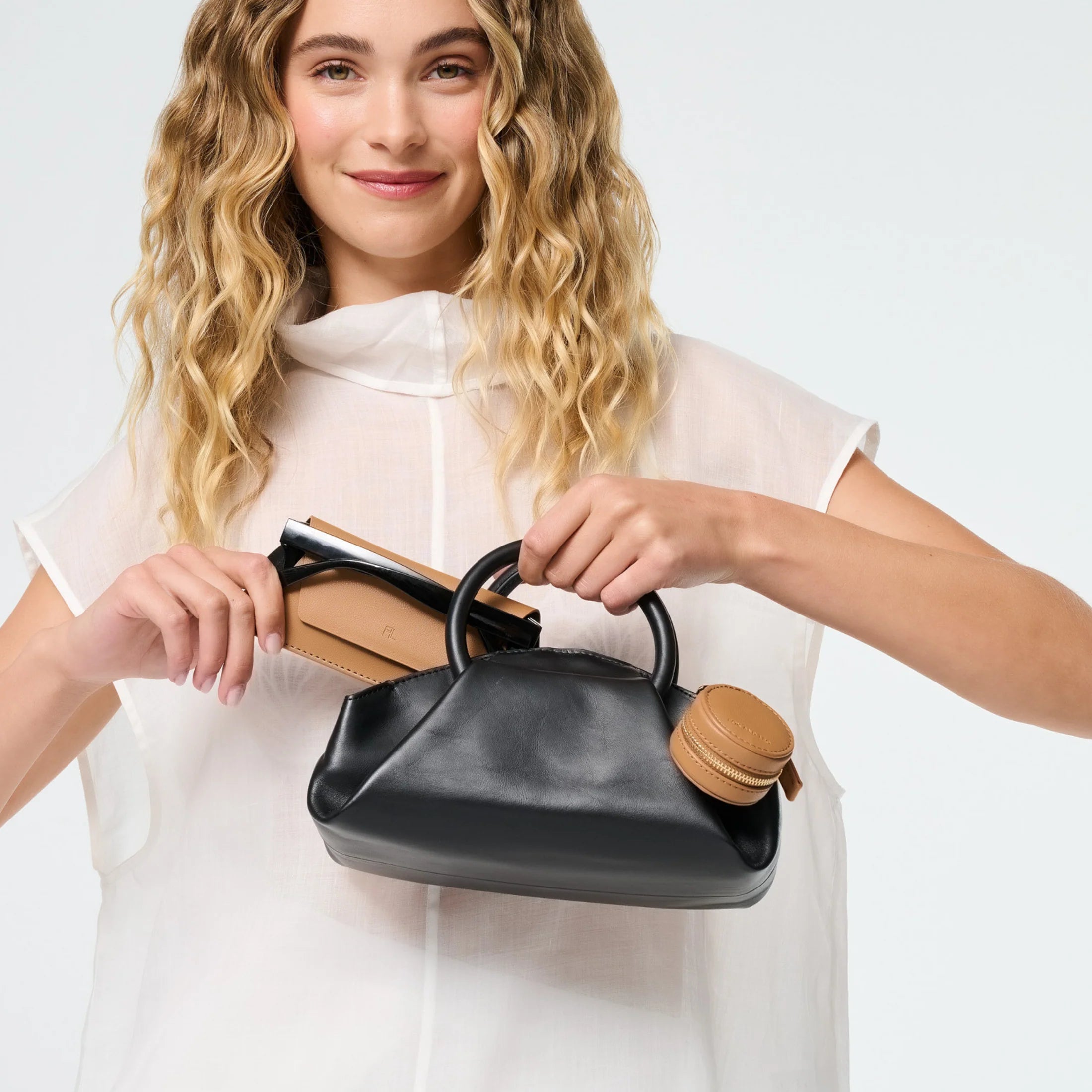 Fox And Leo Eye Catcher Charm Tan