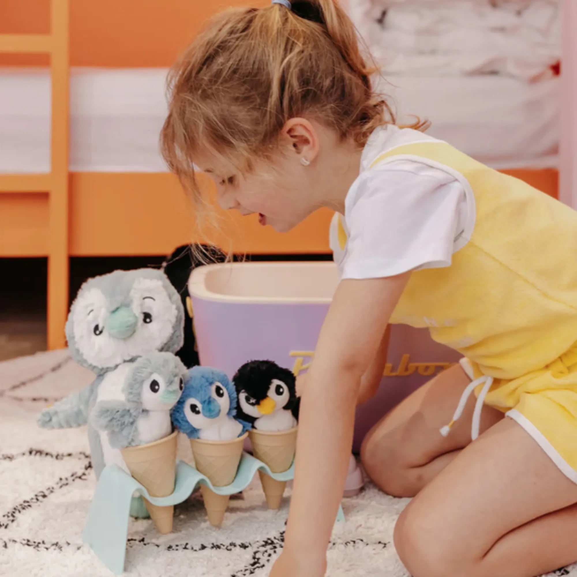 Les Ptipotos Iglou The Penguin, Mum and Baby
