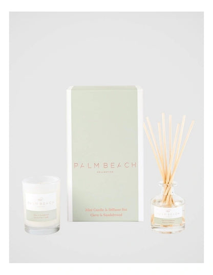 Palm Beach Clove &amp; Sandalwood Mini Candle &amp; Diffuser Gift Pack