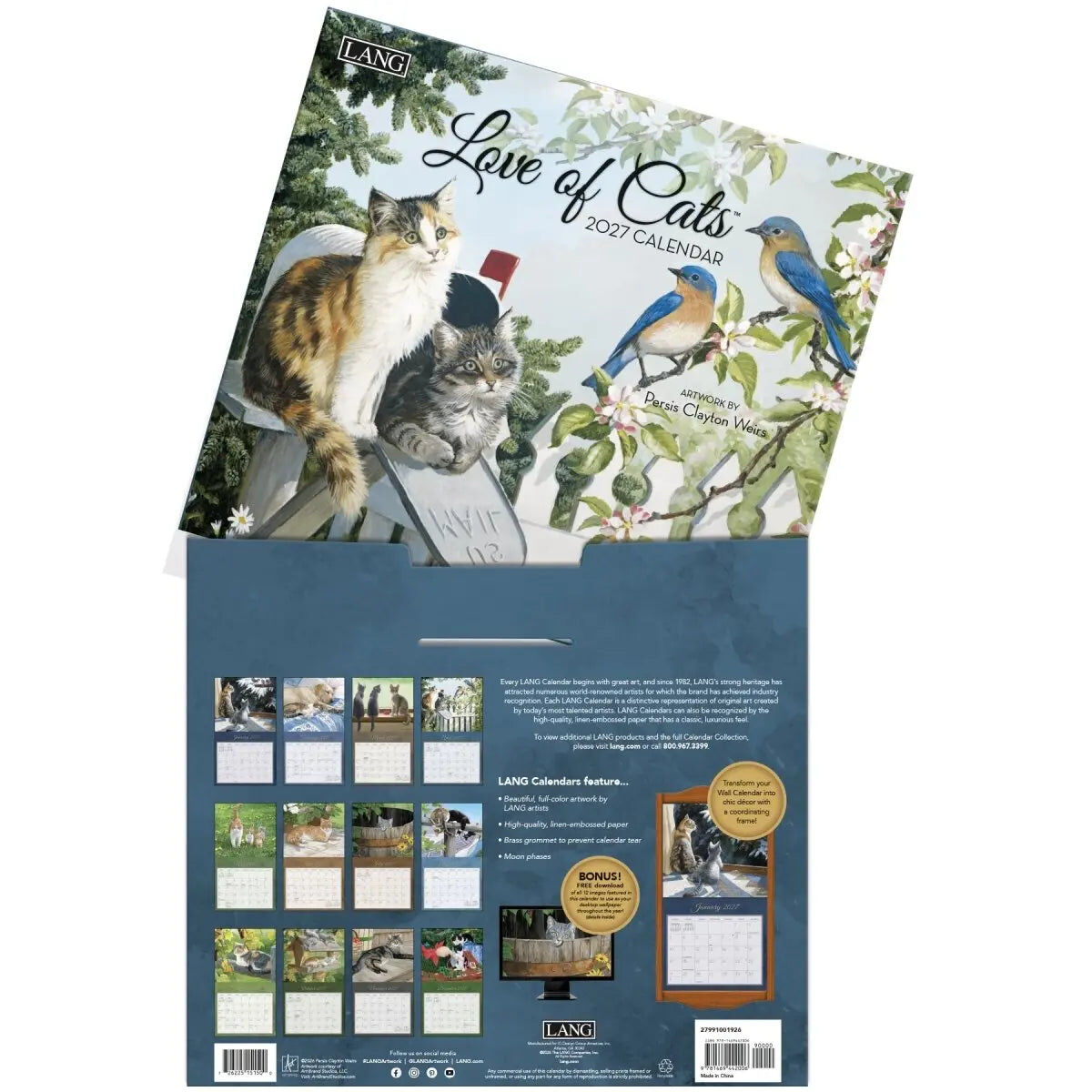 Love of Cats 2027 Lang Calendar