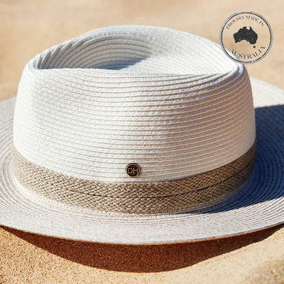 Parsley Bay Fedora Flexibraid Mix Camel Canopy Bay