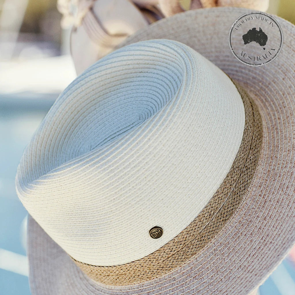 Parsley Bay Fedora Flexibraid Mix Camel Canopy Bay